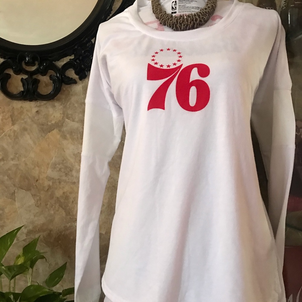 NBA Philadelphia 76ers Women’s Mesh Long Sleeved